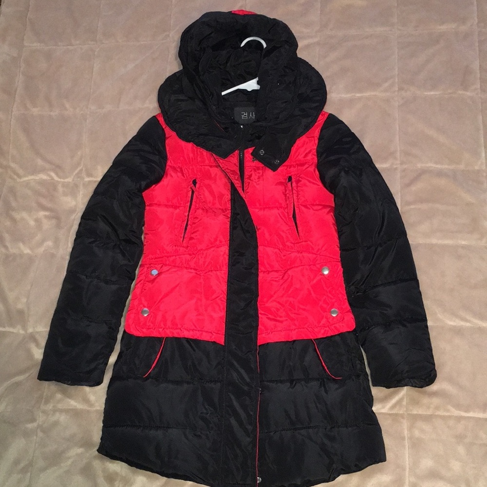 Never been worn winter hooded jacket.